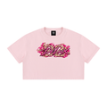 DeLuX Women's Mineral Wash Cotton Crop T-Shirt