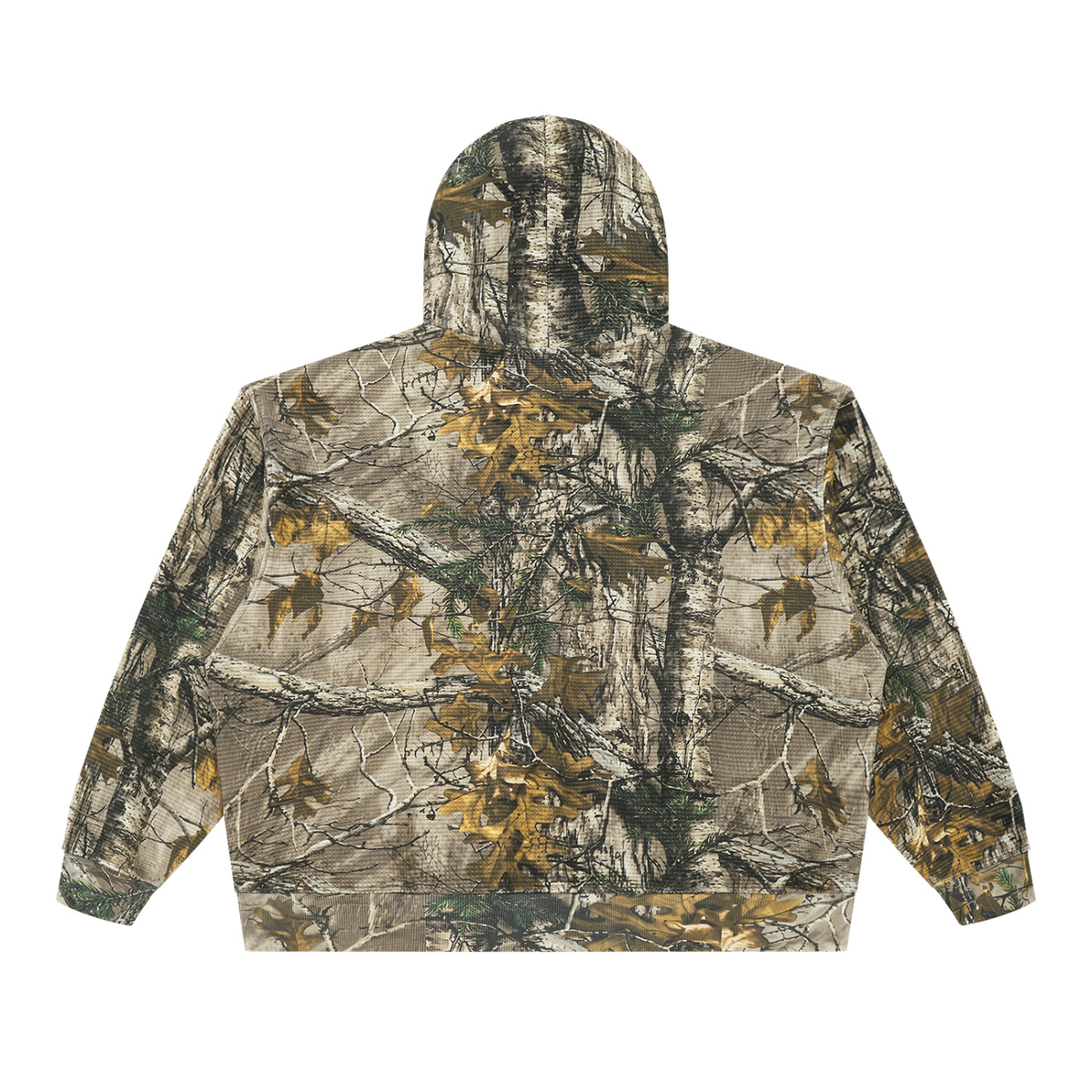 DeLuX Waffle Tree Camo Boxy Hoodie