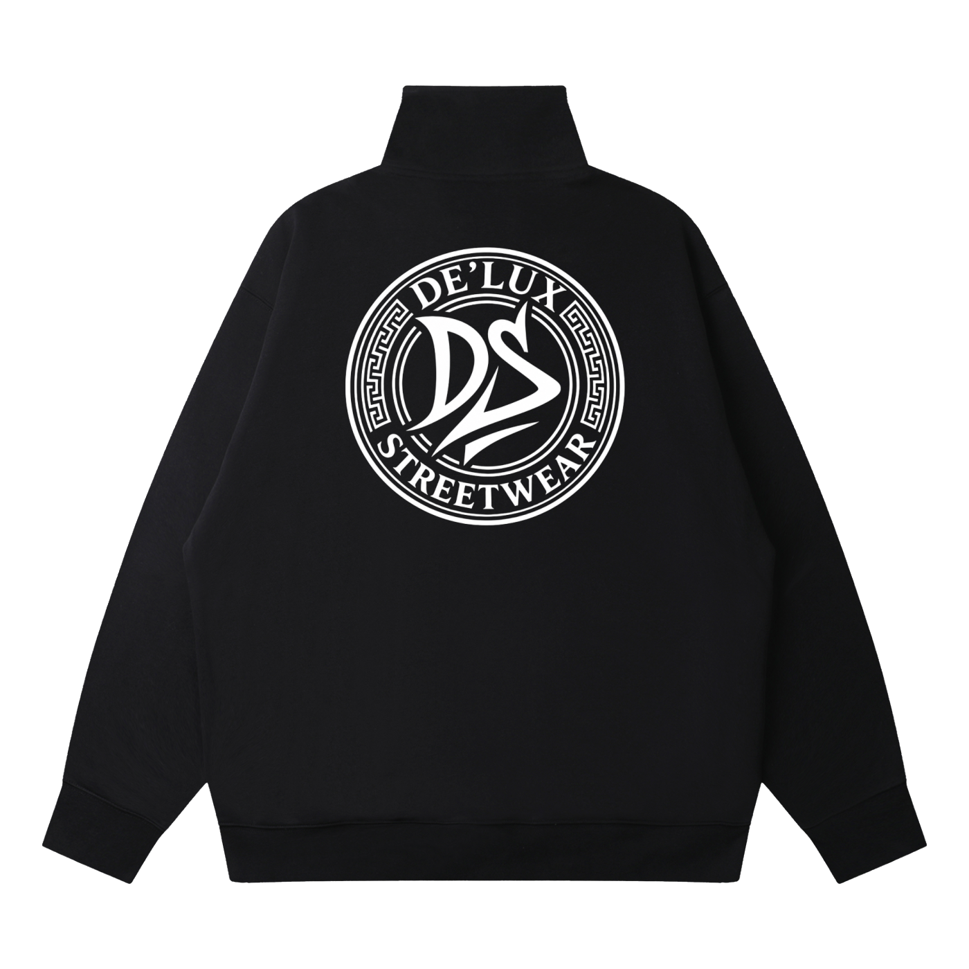 DeLuX Quarter-Zip Drop Shoulder Sweatshirt