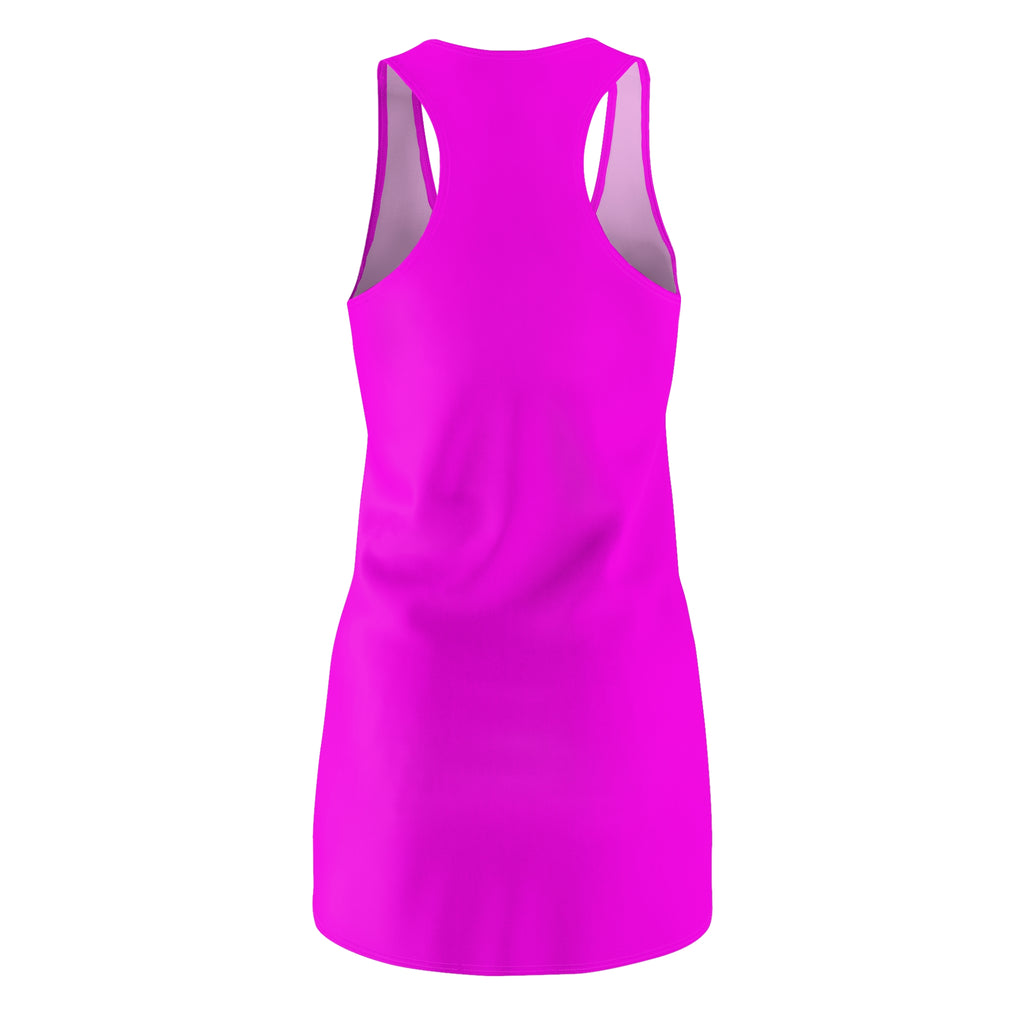 Butterfly De'Lux Racerback Dress — Women's Pink AOP Summer Dress