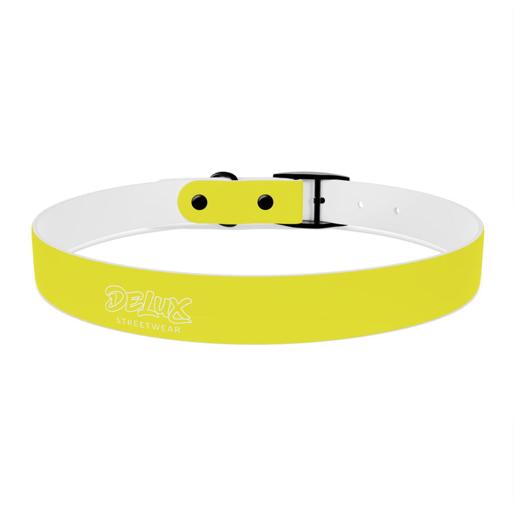Neon Yellow Reflective Dog Collar — High-Visibility Safety Collar for Pets