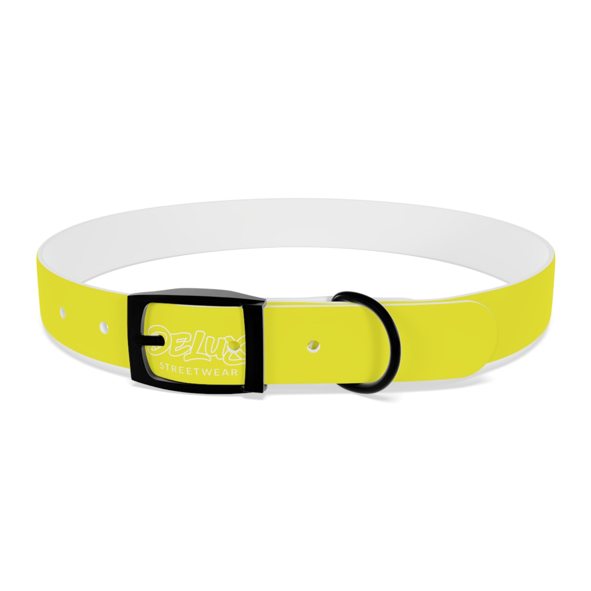 Neon Yellow Reflective Dog Collar — High-Visibility Safety Collar for Pets