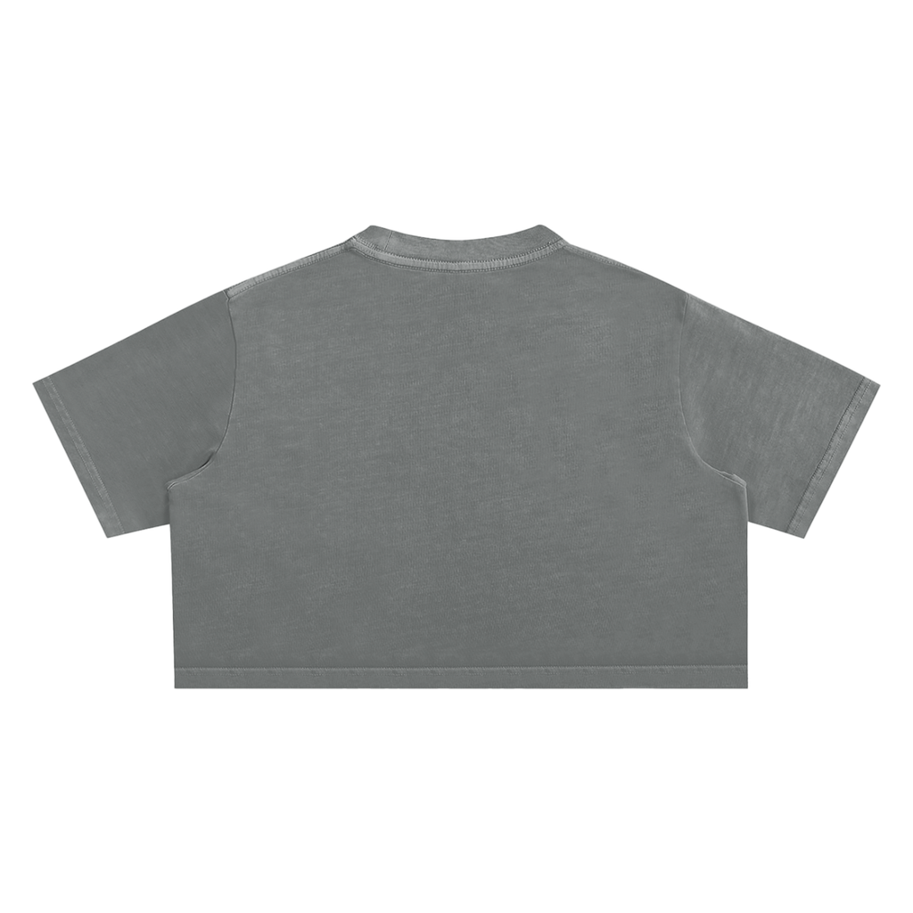 Panther Snow Washed Crop Top