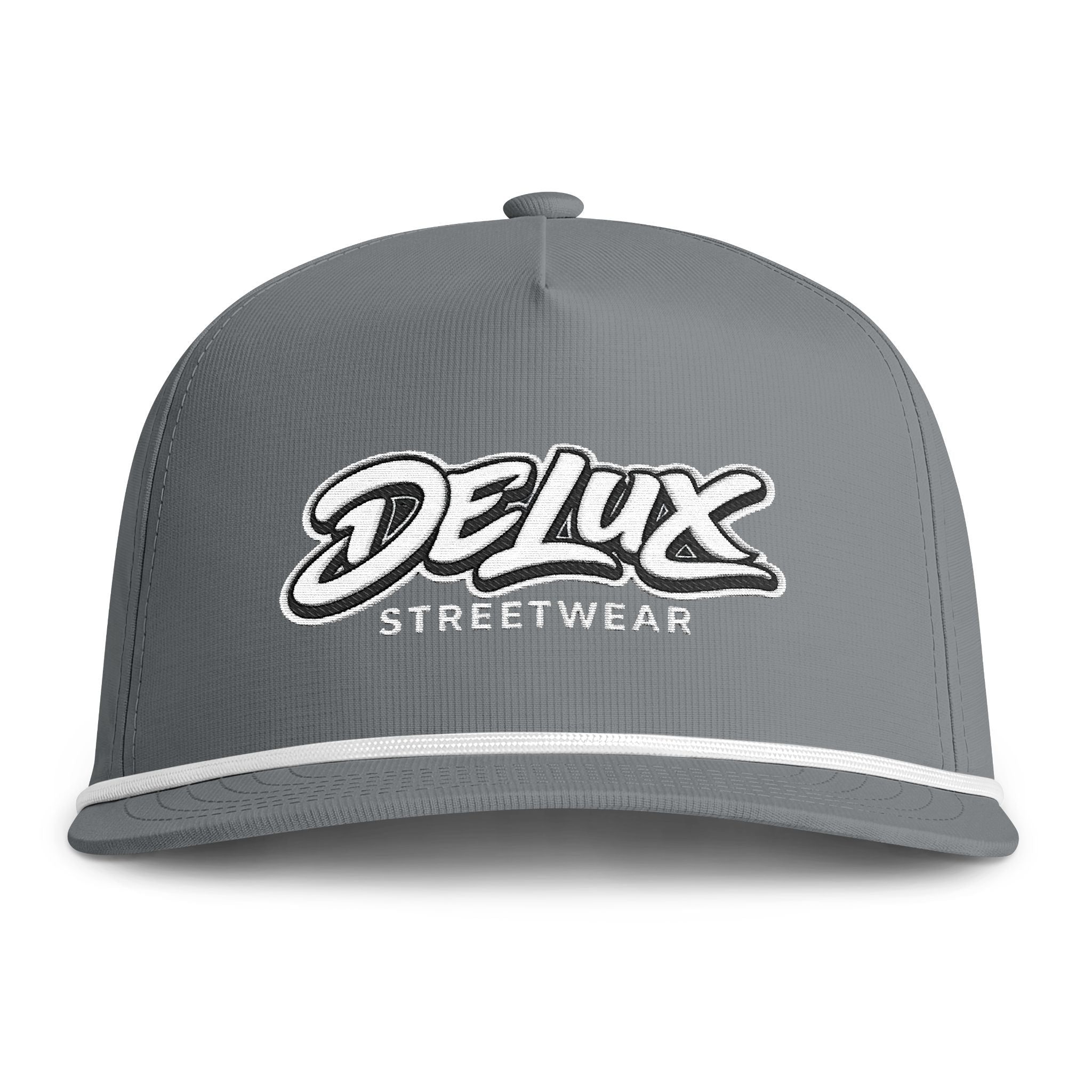 Delux Streetwear Rope Cap — Sunwashed Retro Snapback Hat