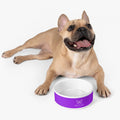 Pet Bowl — De'LuX Purple Butterfly Ceramic Pet Bowl