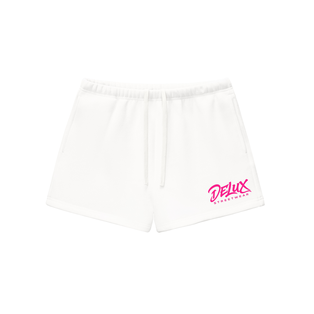DeLuX Women Fleece Drawstring Sweatshorts