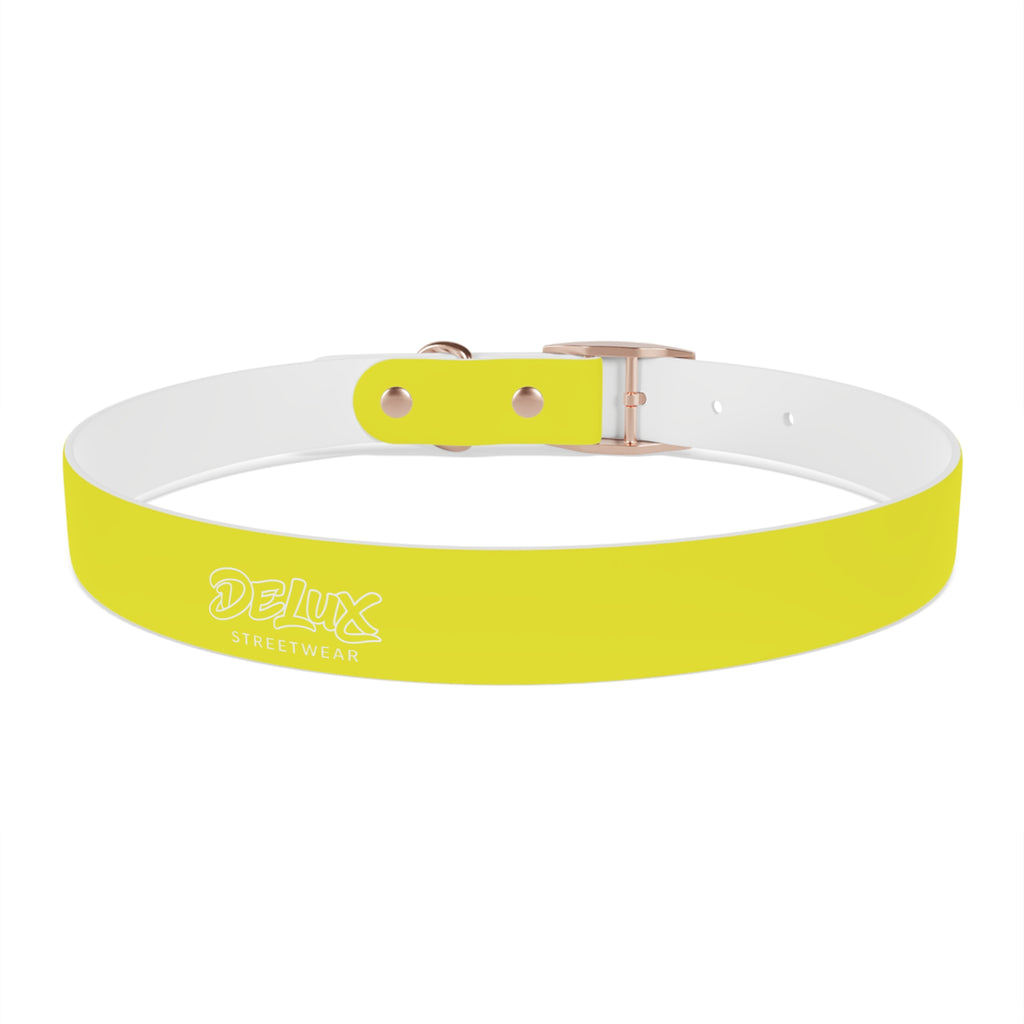 Neon Yellow Reflective Dog Collar — High-Visibility Safety Collar for Pets