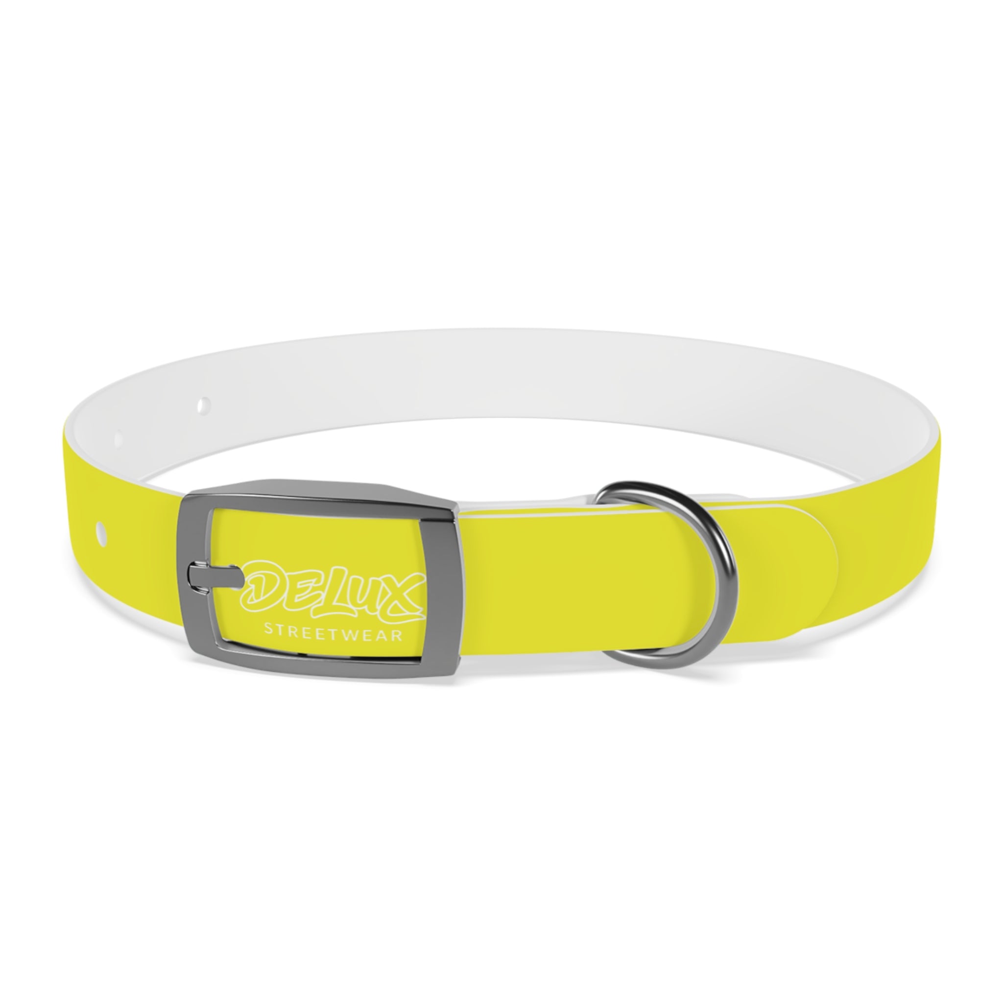 Neon Yellow Reflective Dog Collar — High-Visibility Safety Collar for Pets