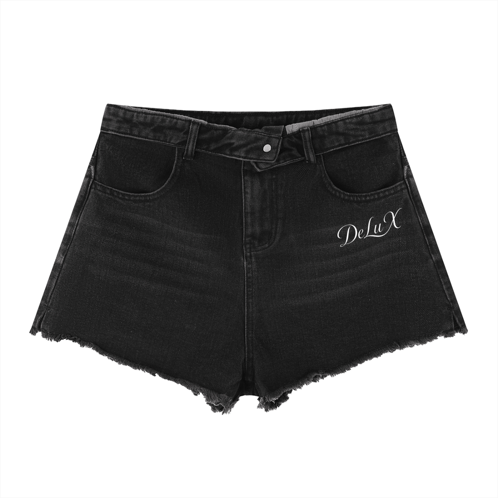Women’s Vintage Wash High Rise Denim Shorts