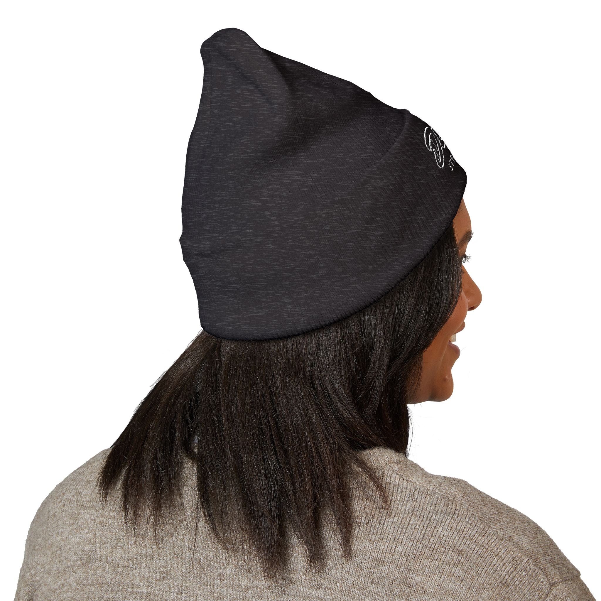 Delux Streetwear Embroidered Cuffed Beanie — Bold Knit Hat
