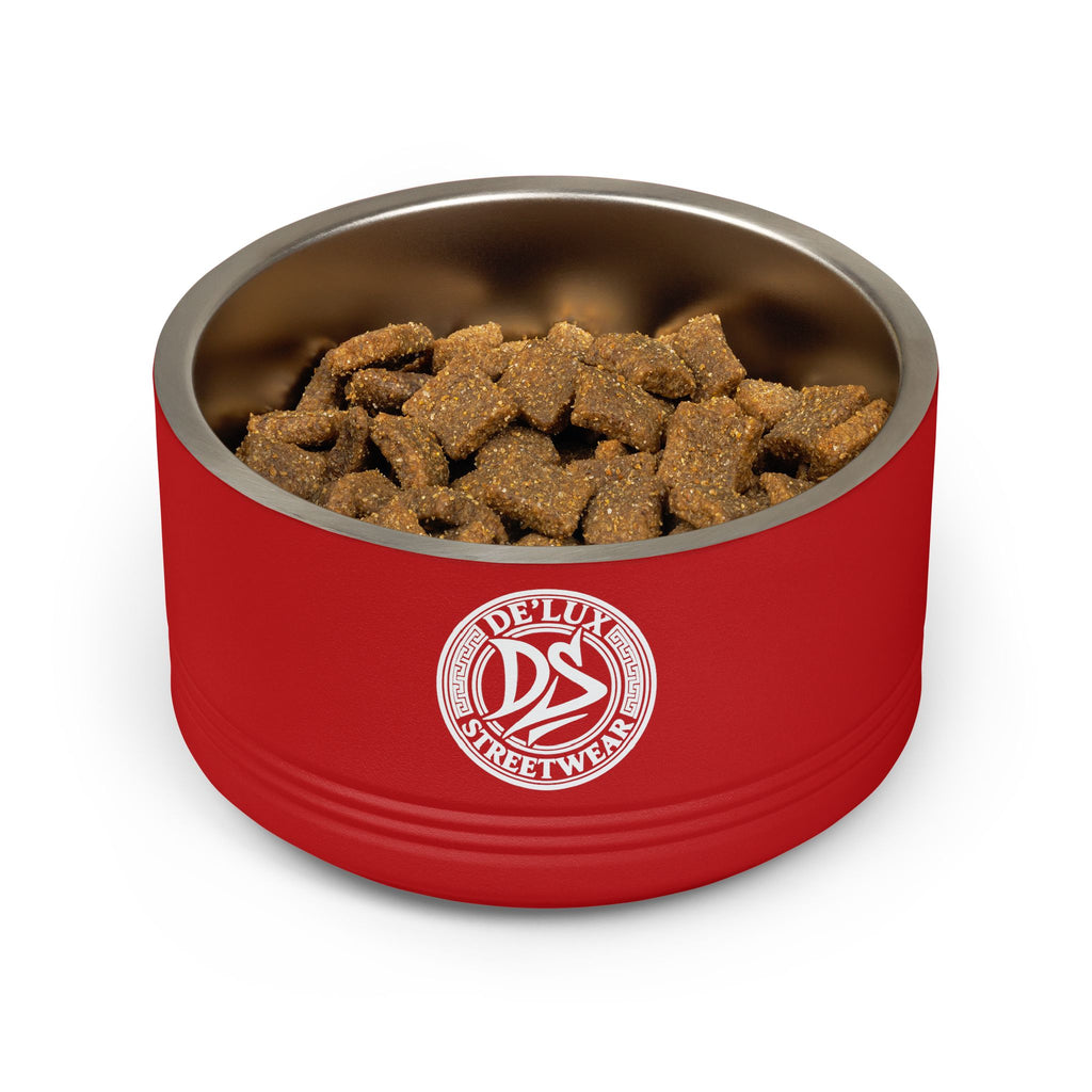 Ceramic-Style Stainless Pet Bowl — 18oz Modern Dog & Cat Feeder