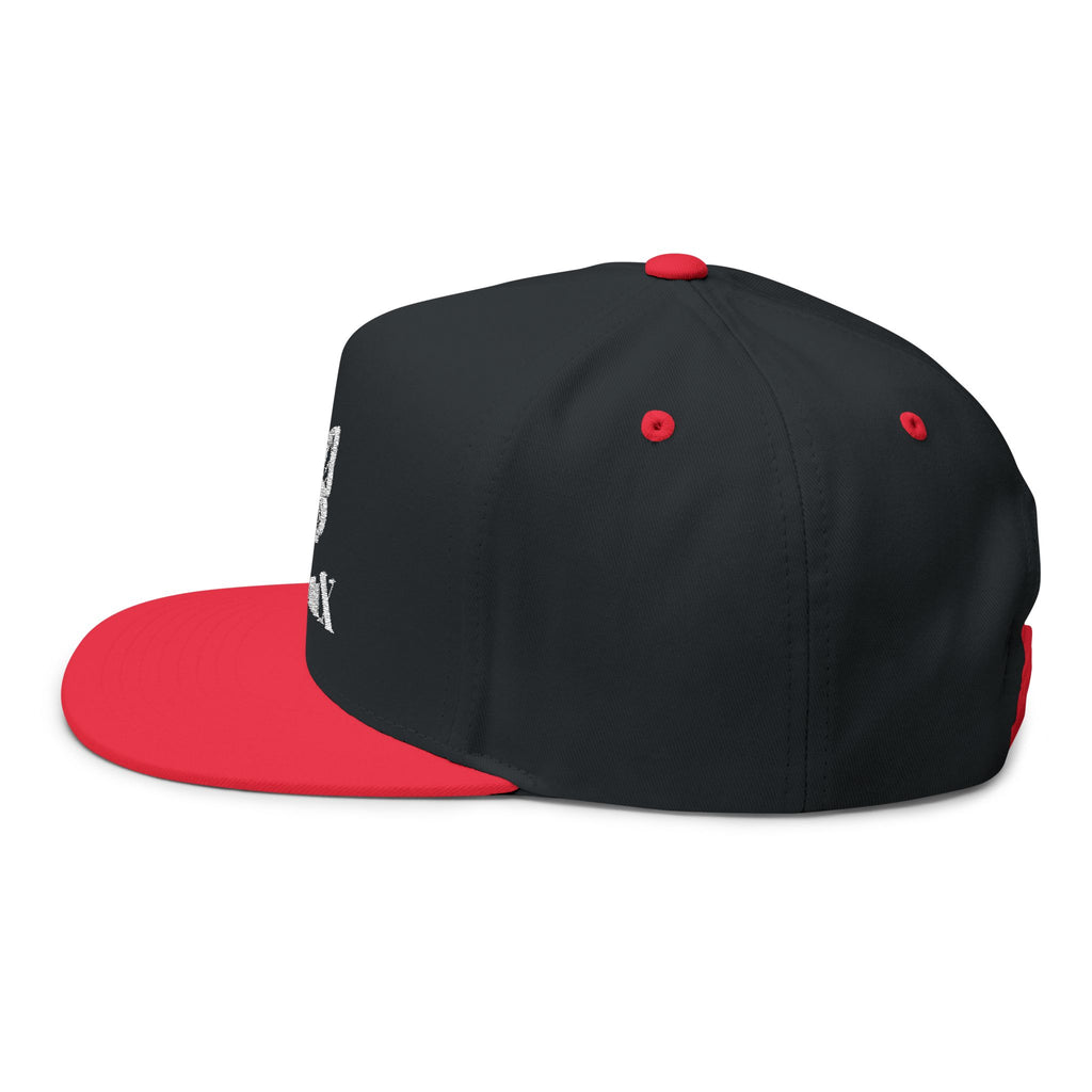 DeLuX Women Embroidered Butterfly Rhinestone Flat Bill Cap — Luxe 'Bee Lux' Snapback