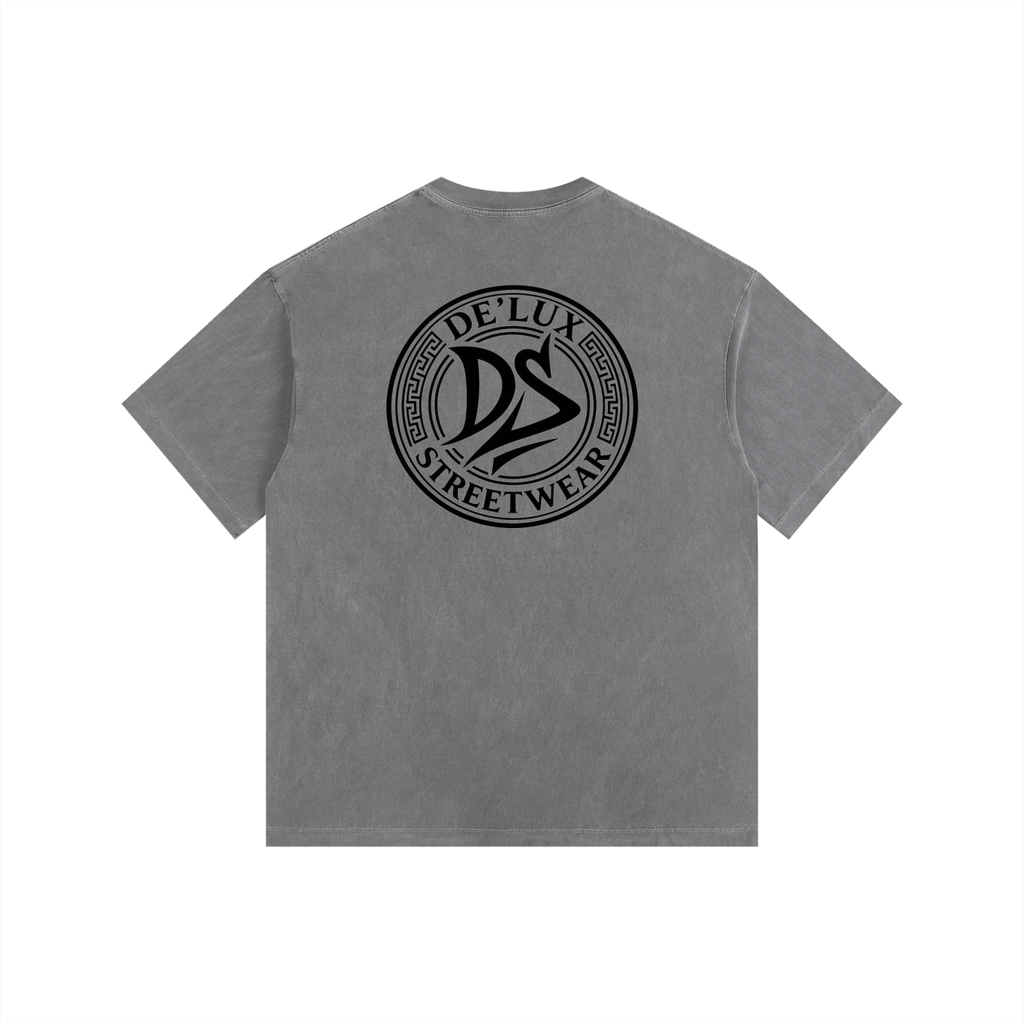 KING II Vintage Washed Oversized Cotton T-Shirt
