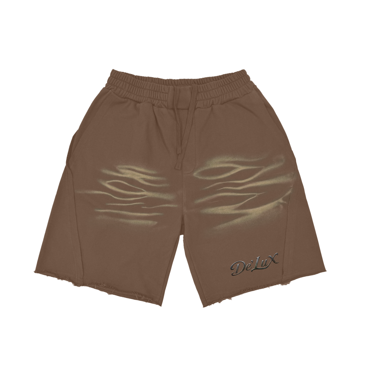 Vintage Washed Panther Stripes Short Pants