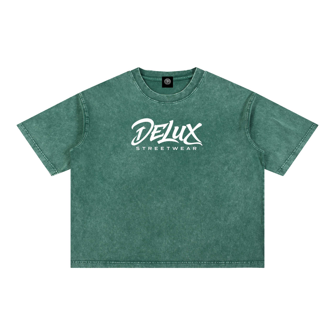 DeLuX Mineral Wash Boxy Cotton T-Shirt