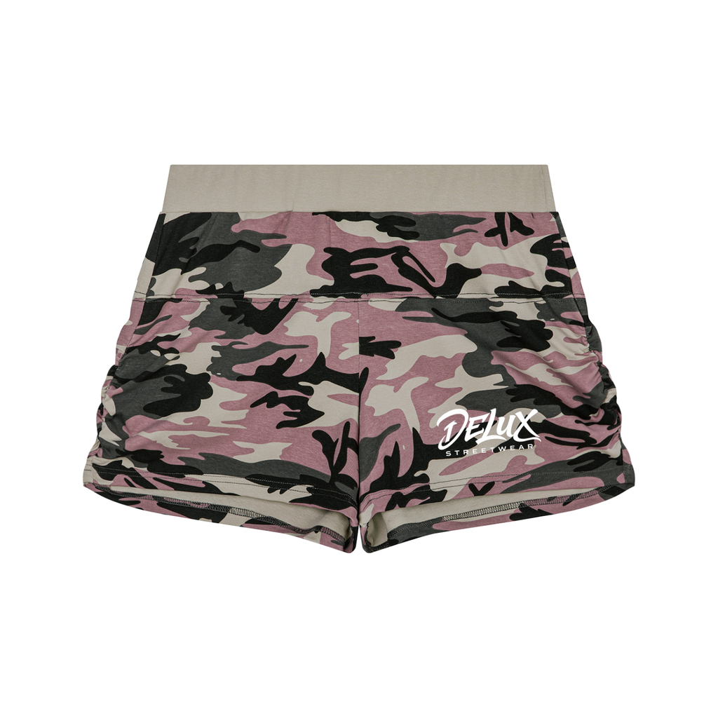 DeLuX Women's Slim Camo Shorts