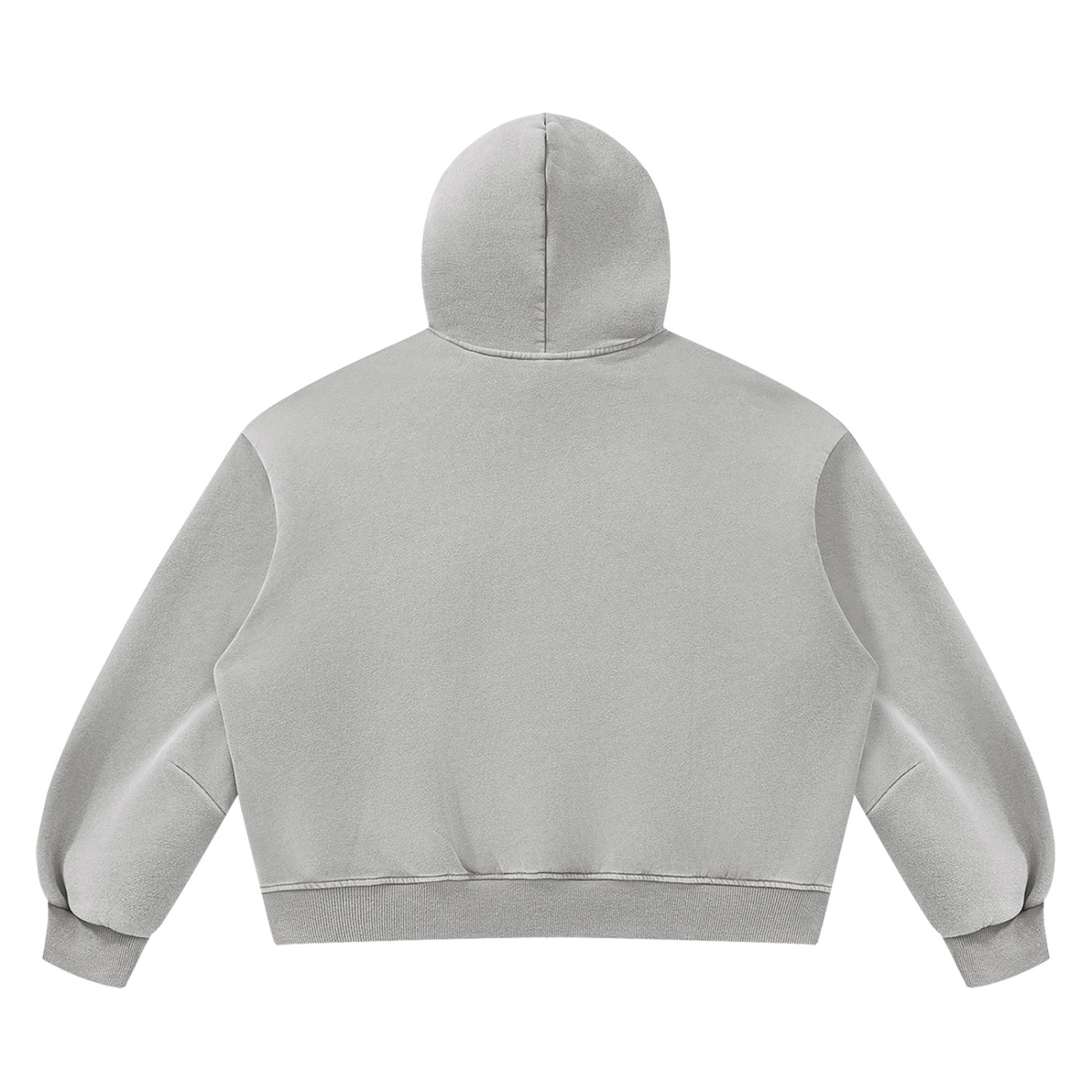 DeLuX  Vintage Wash Boxy Fleece Hoodie
