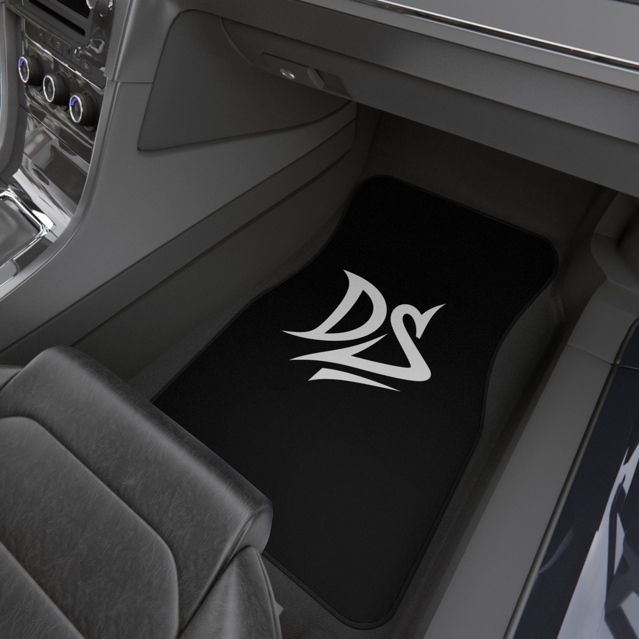 DS Logo Car Mats (Set of 4) — Black Custom Auto Floor Mats