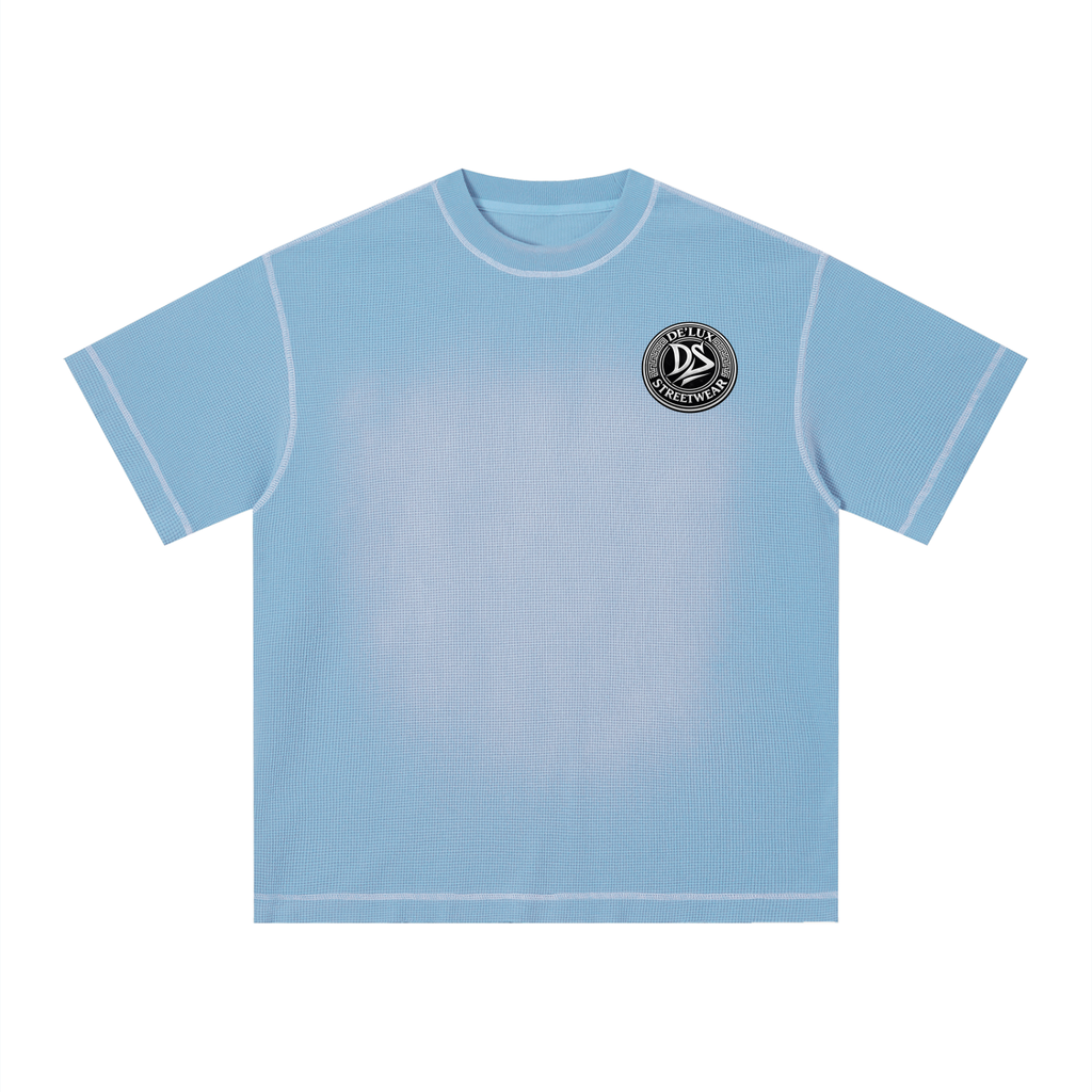 Unisex Sunfade Waffle Boxy T-Shirt