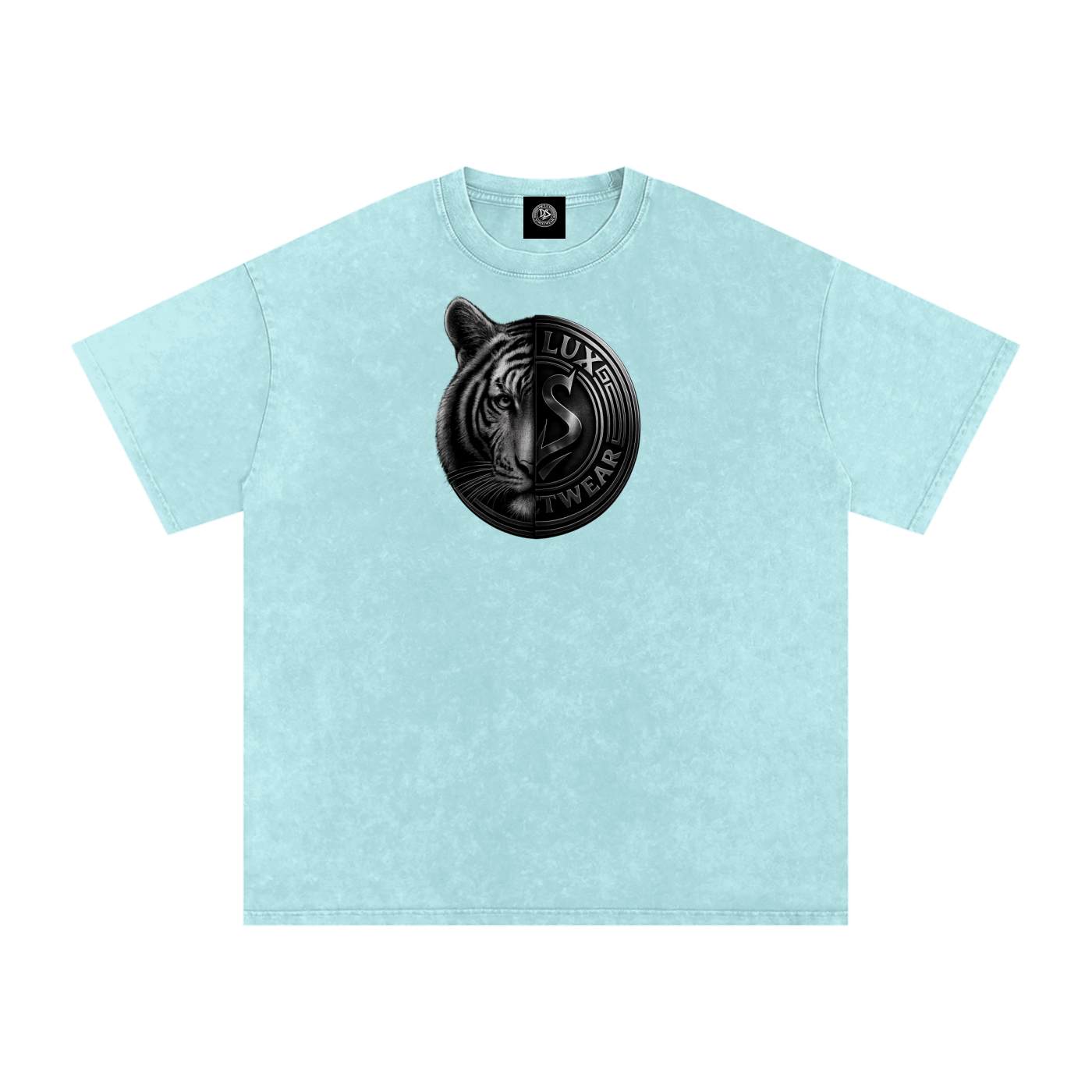 DeLuX Solitary Snow Washed Oversized Cotton T-Shirt