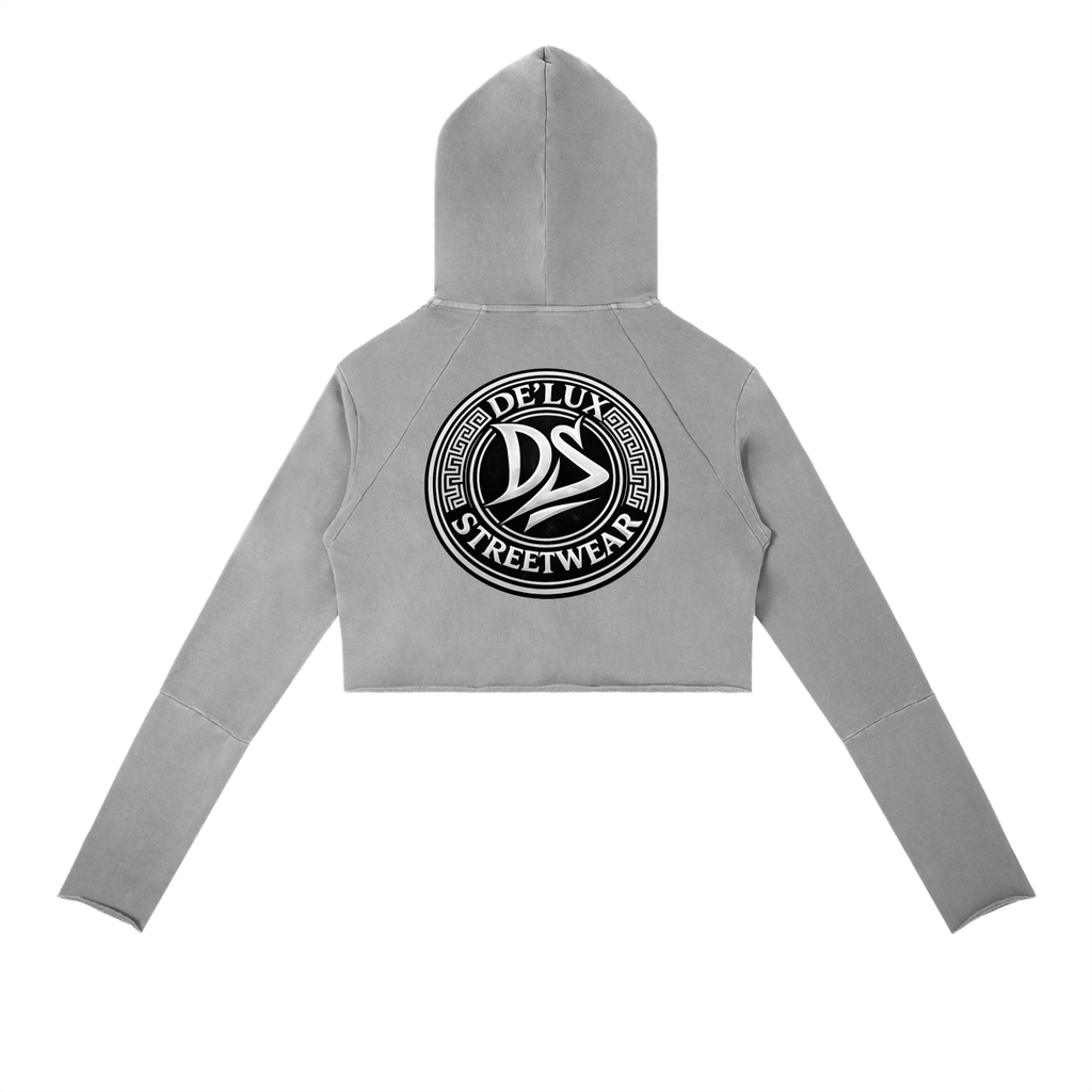 Vintage Washed Raw Edge Hoodie