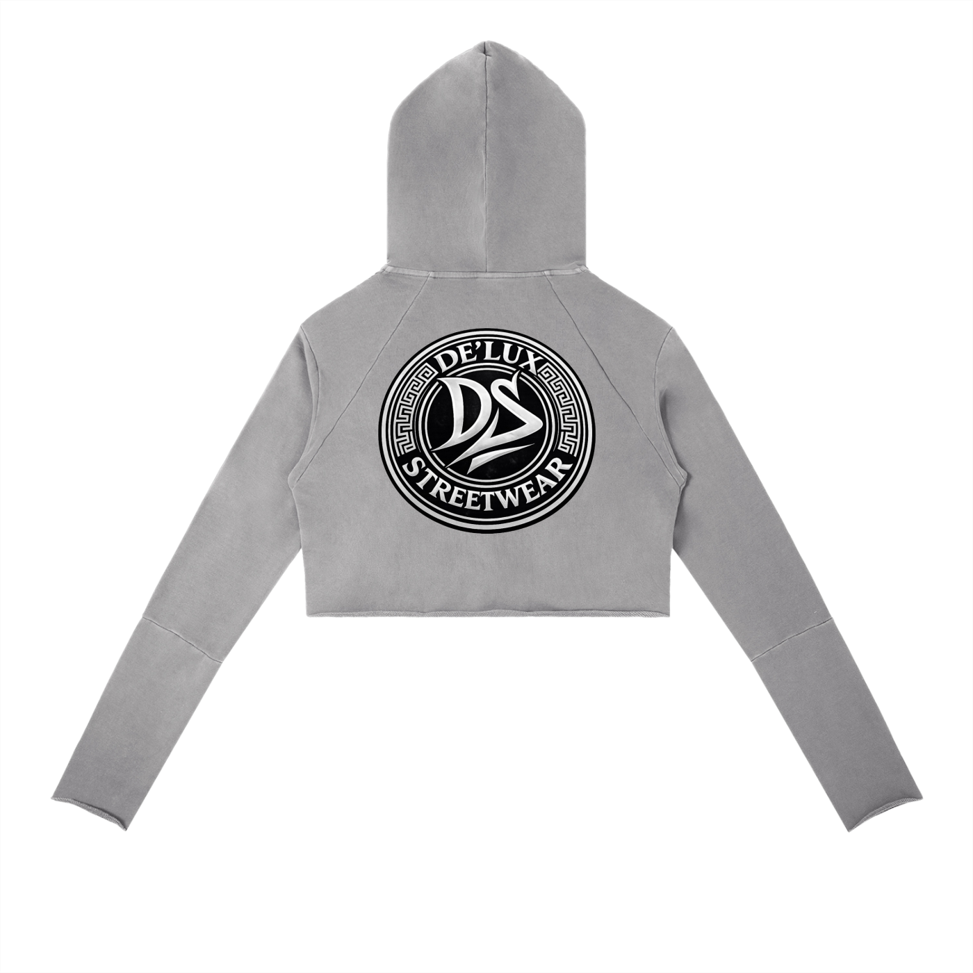 Vintage Washed Raw Edge Hoodie