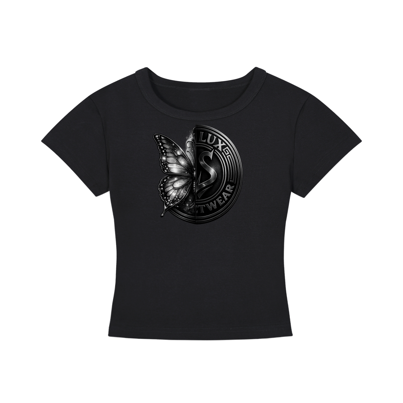 DeLuX Butterfly Women's Cropped T-Shirt