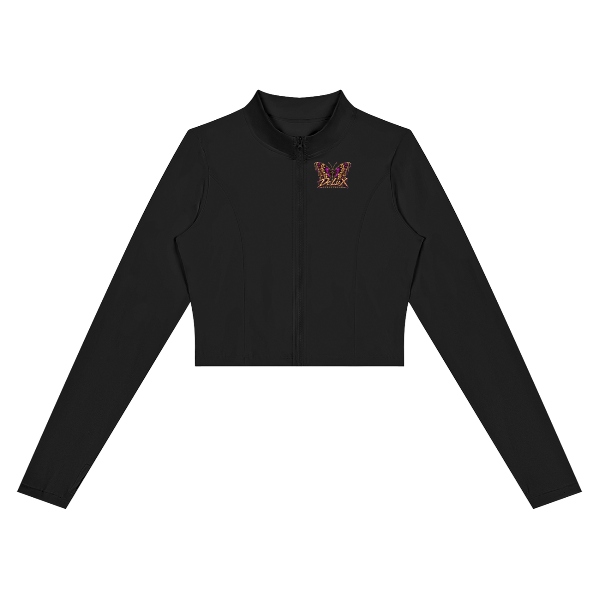 DeLuX Women’s Crop Yoga Sports Jacket
