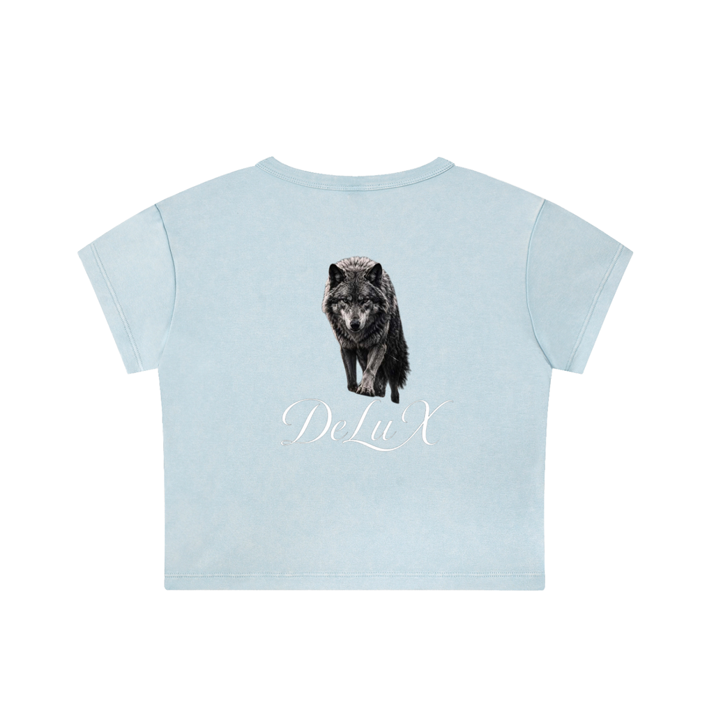 Snow Washed Crop Top