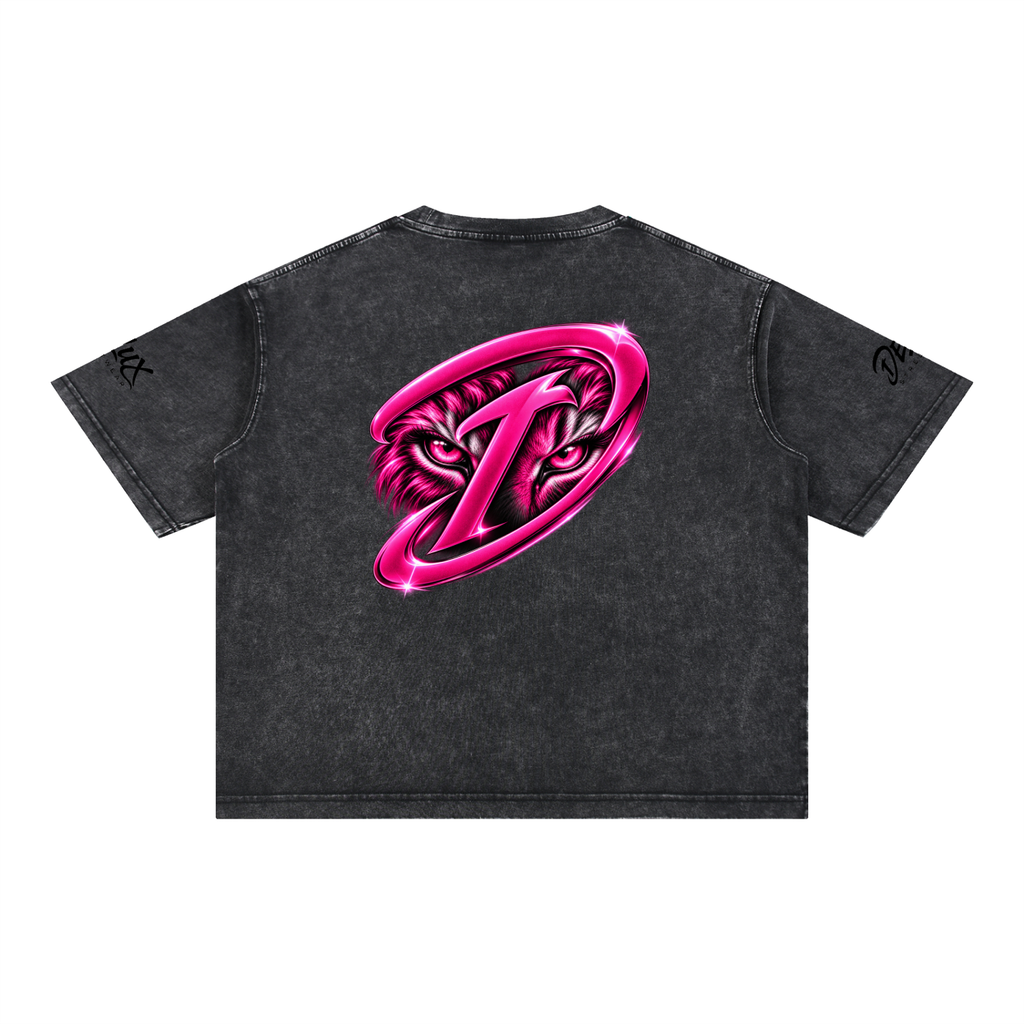 DeLuX Mineral Wash Boxy Cotton T-Shirt