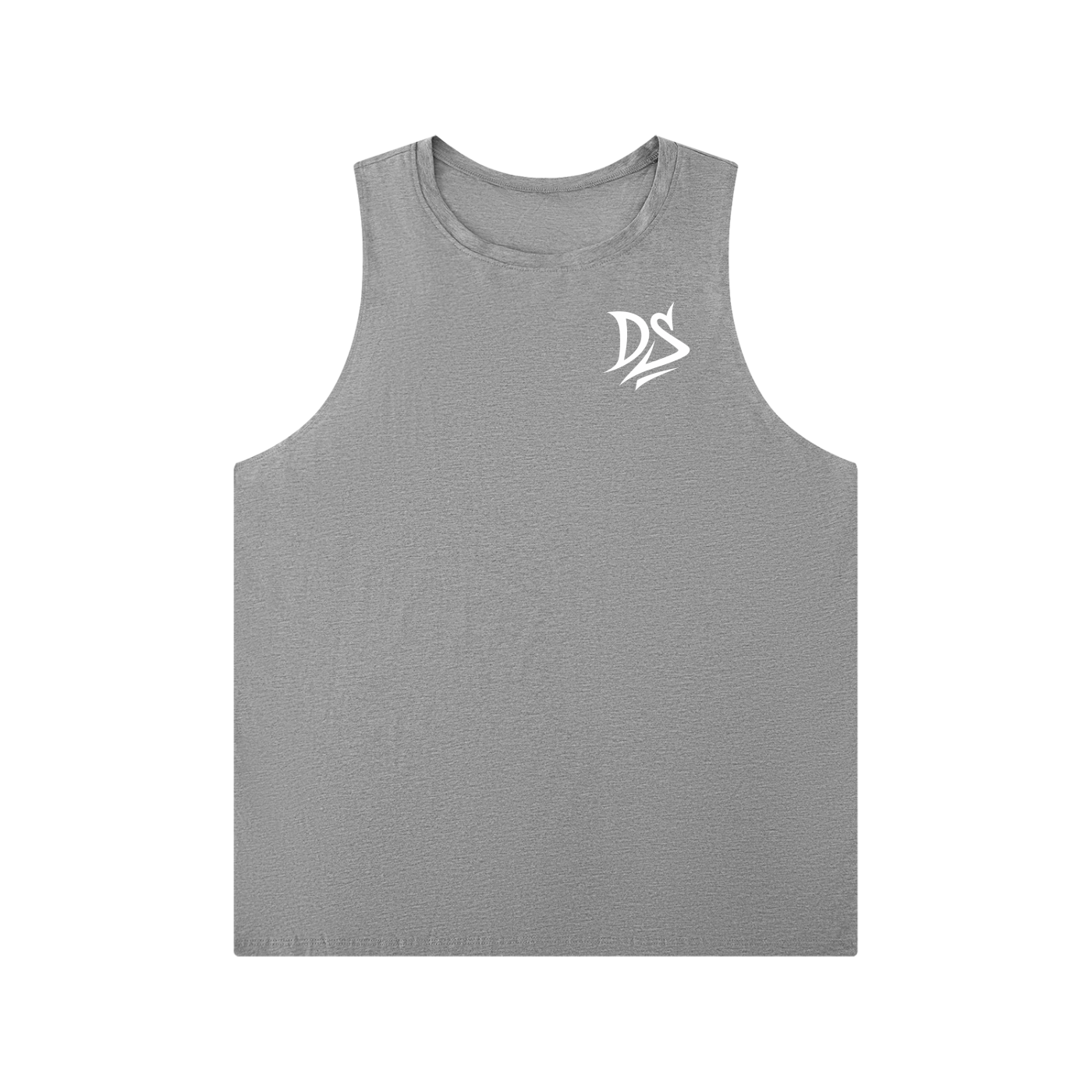 DeLuX DS Men's Solid Color Crewneck Tank Top