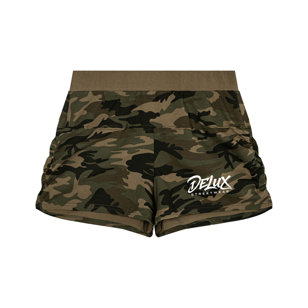DeLuX Women's Slim Camo Shorts