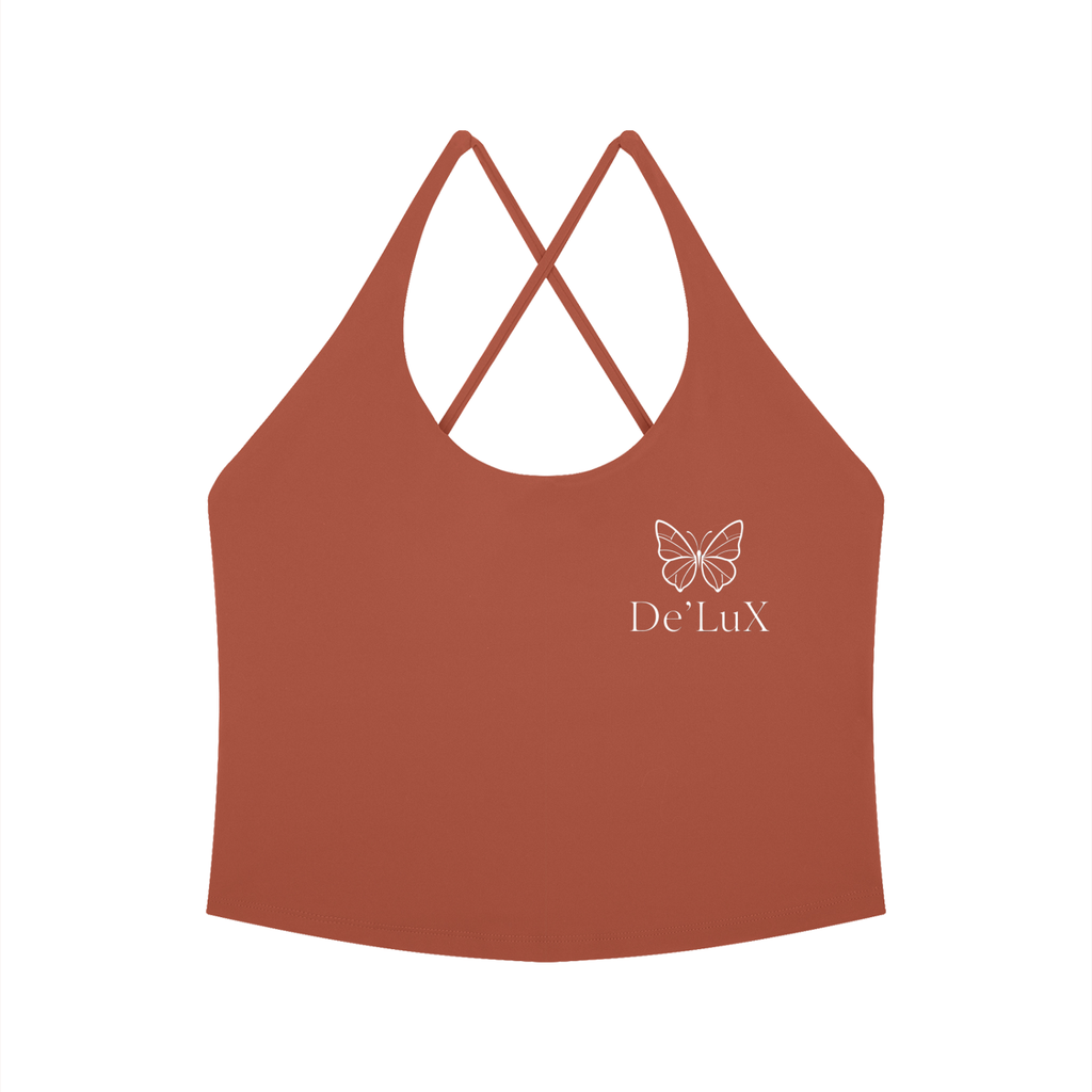 DeLuX Women's Tight Halter Yoga Tank Top