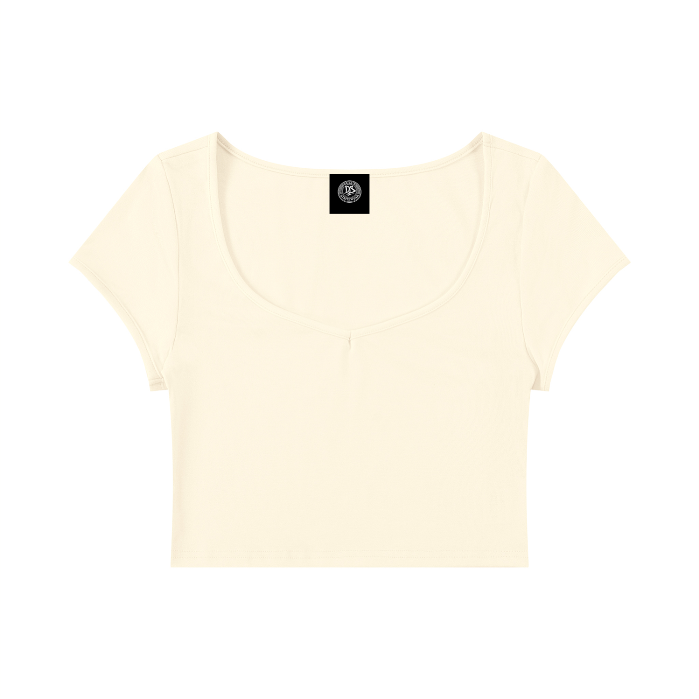 DeLuX Women's Slim Cap Sleeve Crop T-Shirt