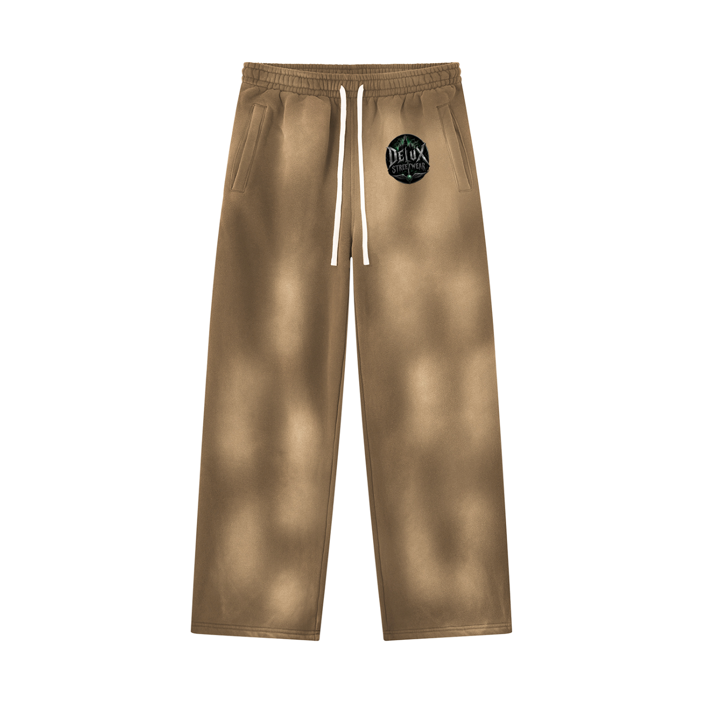 DeLuX Sunfade Wide Leg Fleece Sweatpants