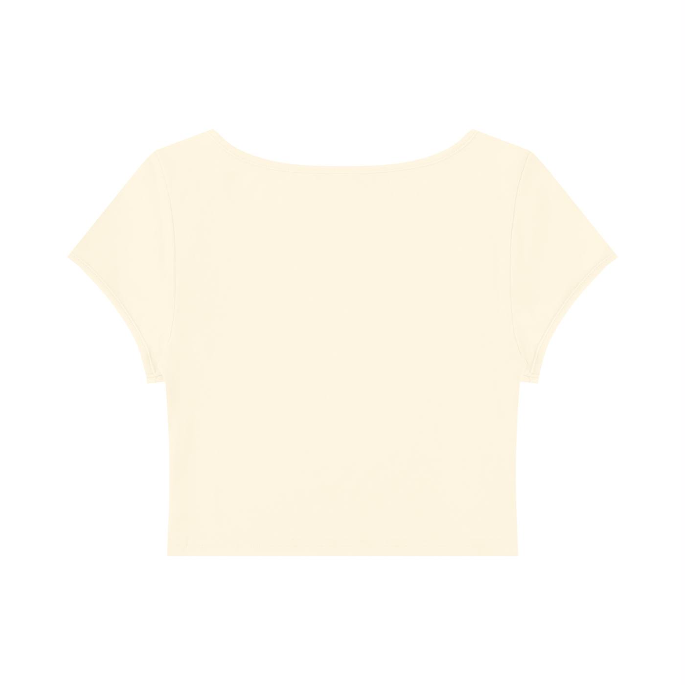 DeLuX Women's Slim Cap Sleeve Crop T-Shirt