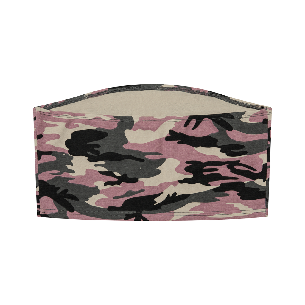 DeLuX Women’s Camo Cropped Tube Top