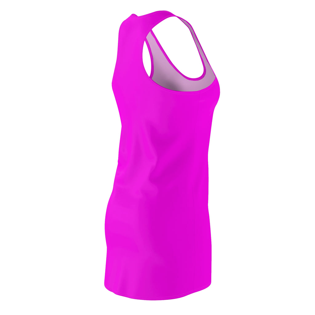Butterfly De'Lux Racerback Dress — Women's Pink AOP Summer Dress