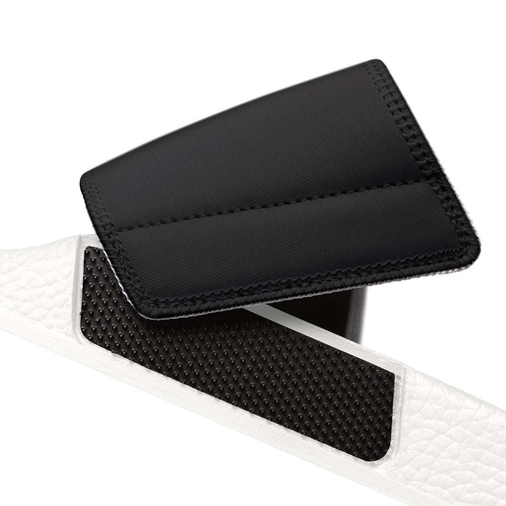 Men's Removable-Strap Slide Sandals — Black Logo Comfort Slides