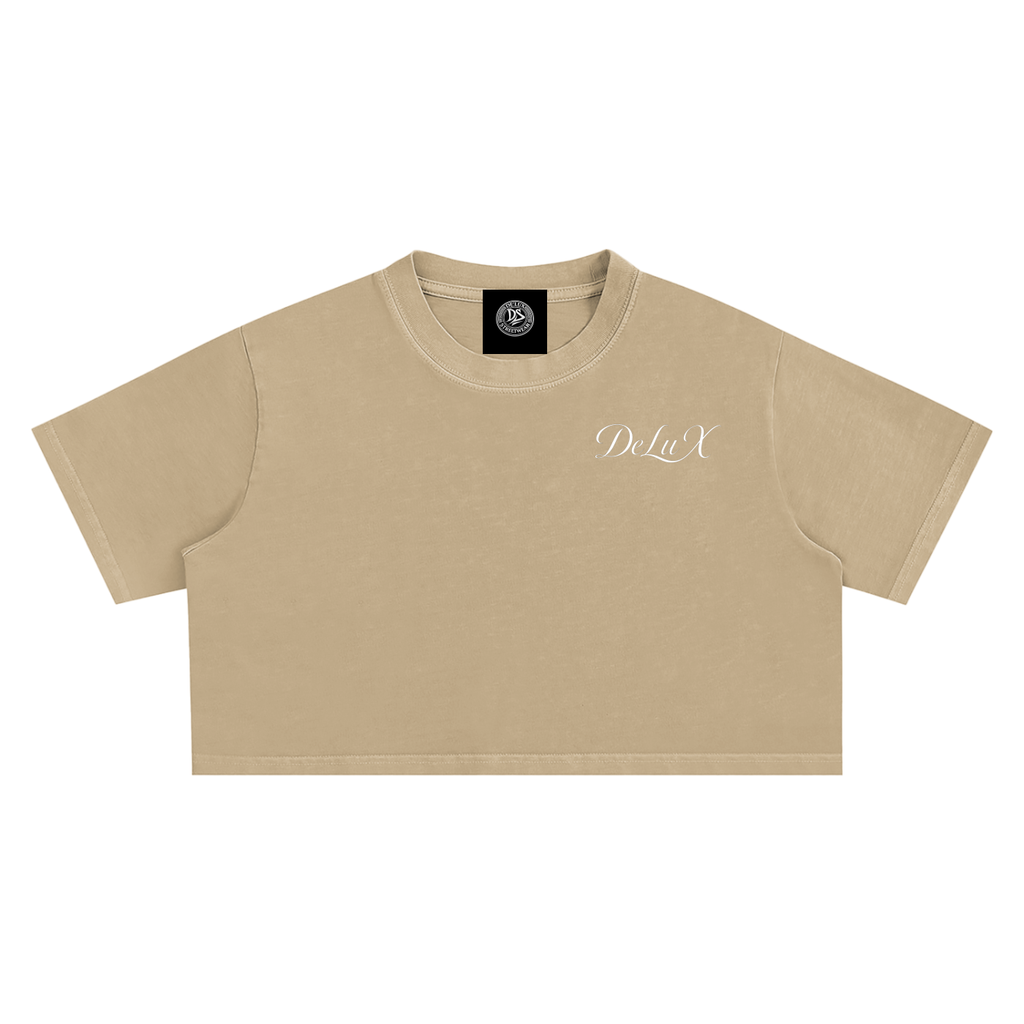 Snow Washed Crop Top