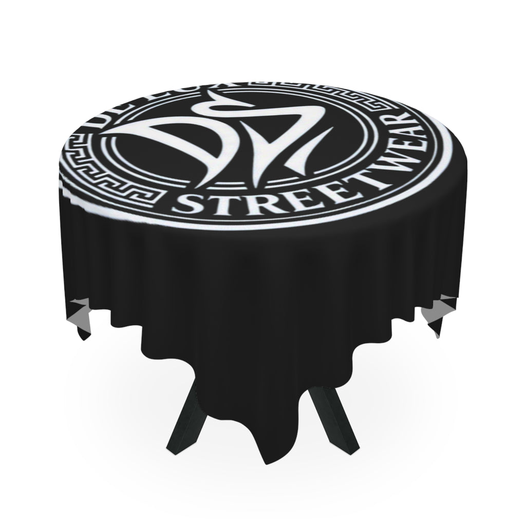 Tablecloth — D'Lux Streetwear Logo Black & White Urban Table Cover