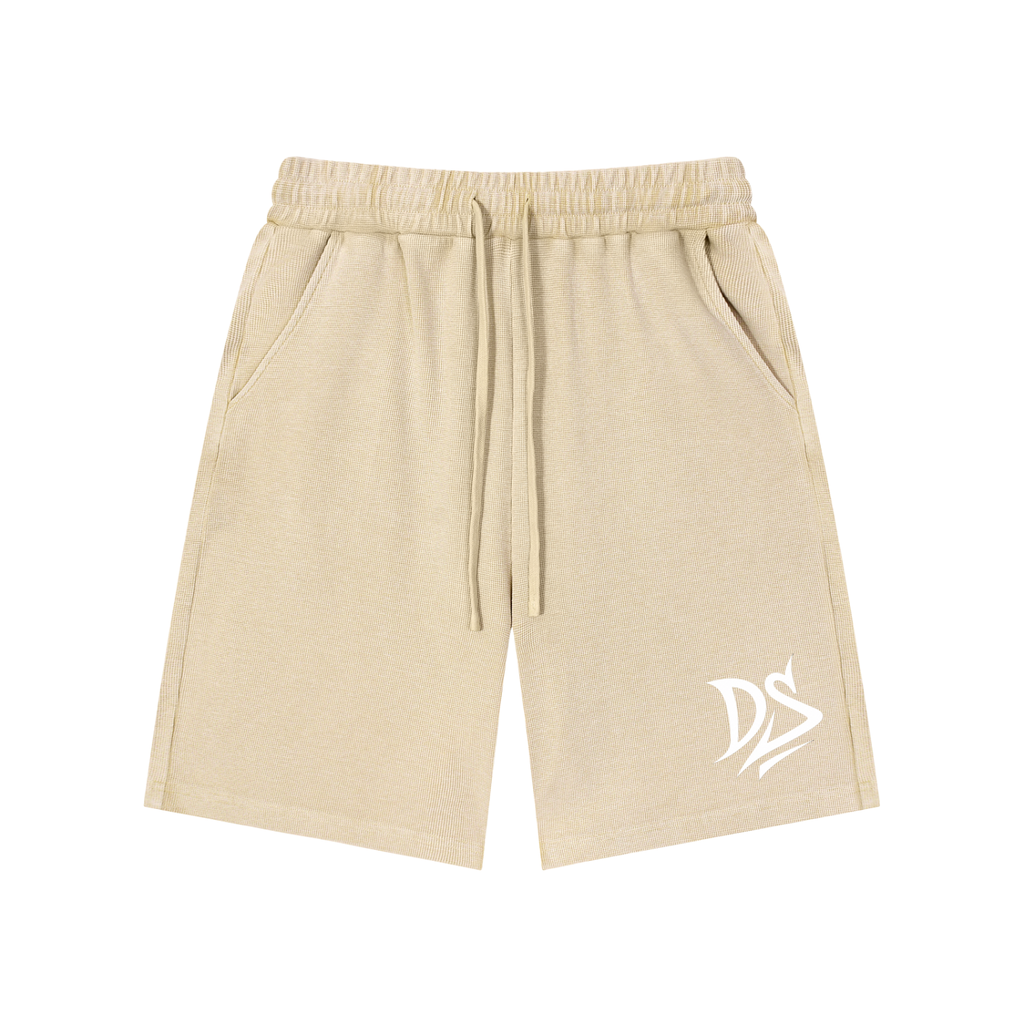Mineral Wash Waffle Knit Shorts