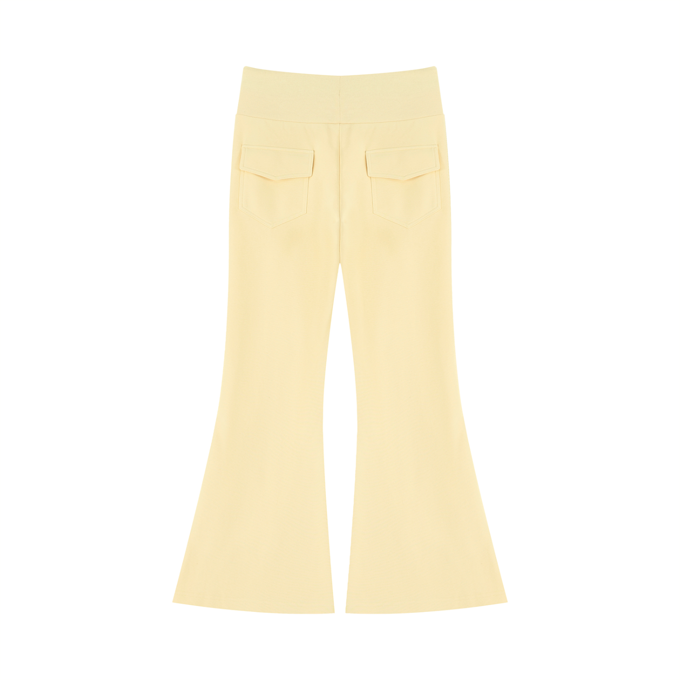 DeLuX Women's Drawstring Flared Leg Pants