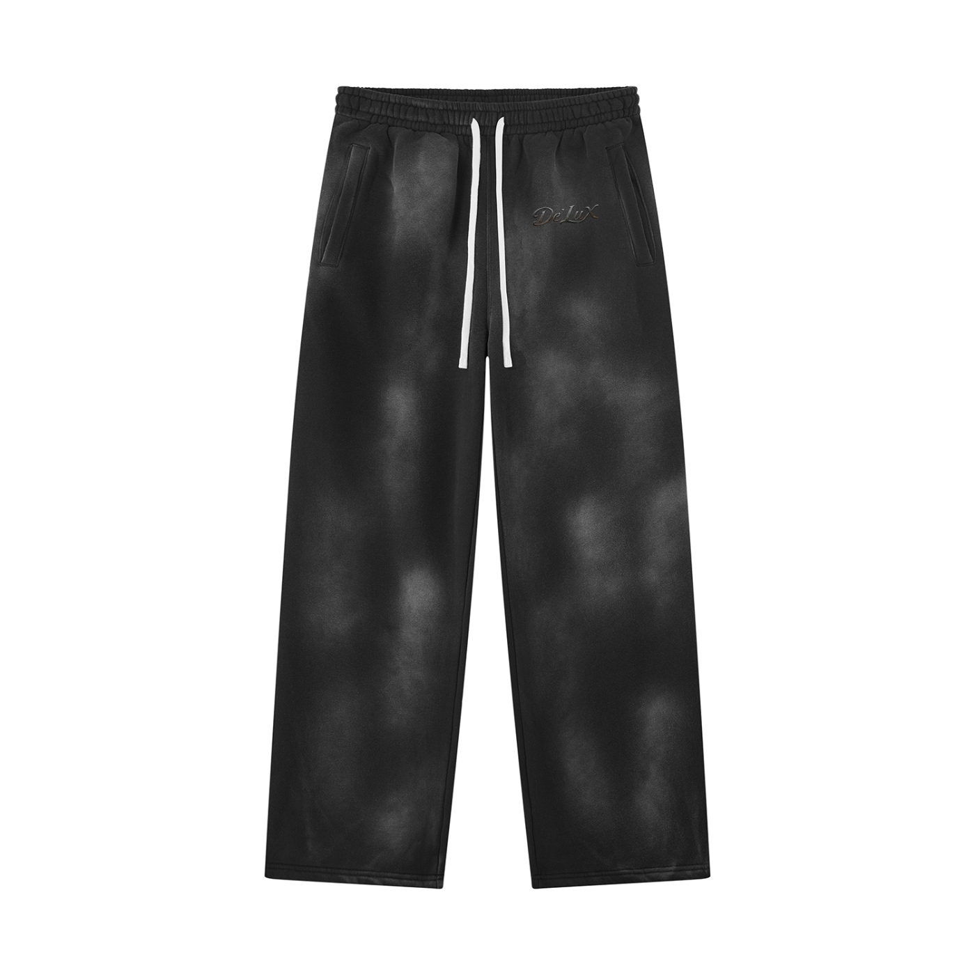 DeLuX Sunfade Wide Leg Fleece Sweatpants