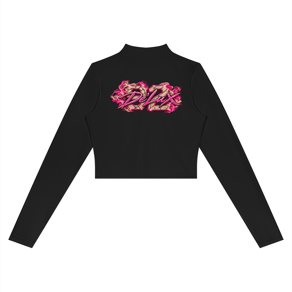 DeLuX Women’s Crop Yoga Sports Jacket