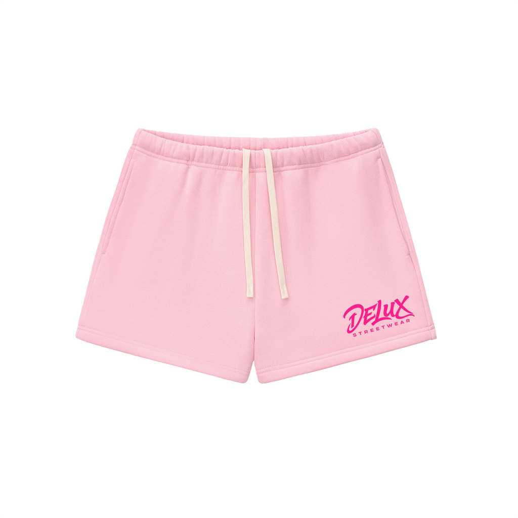 DeLuX Women Fleece Drawstring Sweatshorts