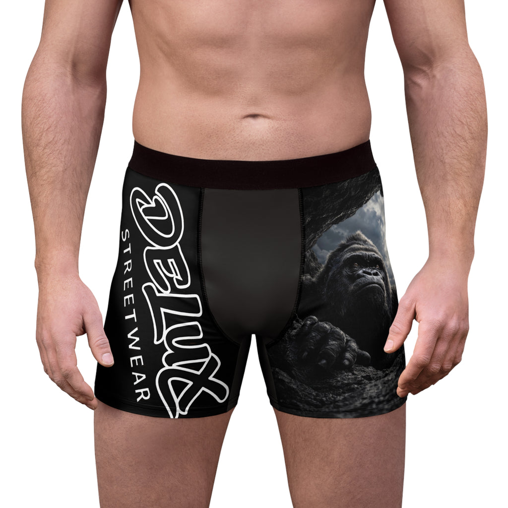DeLUX Gorilla Print Boxer Briefs — DELUX Streetwear All-Over Print Men’s Underwear