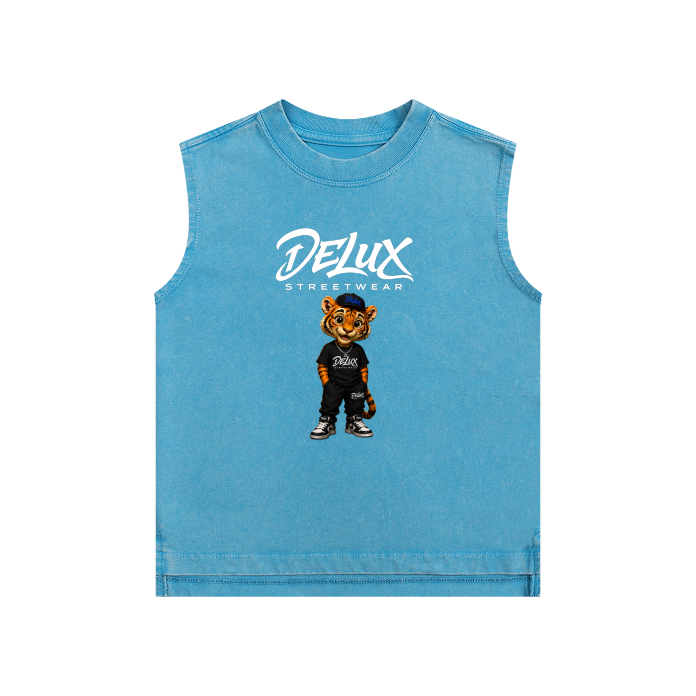 DeLuX Cartoon Snow Washed Kids' Tank Top