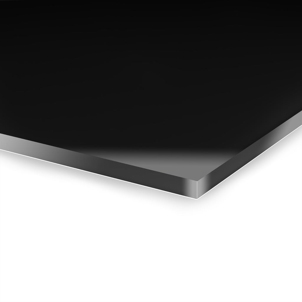 Delux Streetwear Triptych Acrylic Wall Art — Modern Black Logo Panels