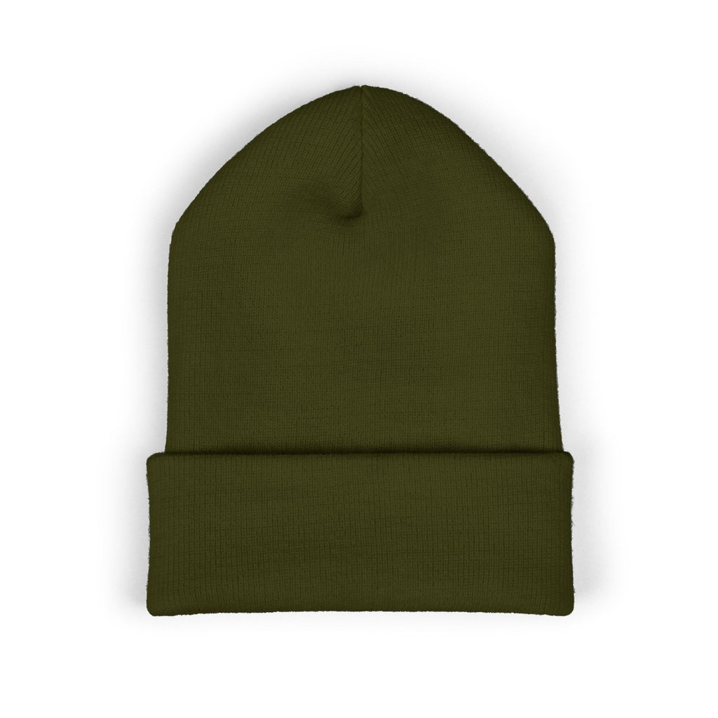 Delux Streetwear Embroidered Cuffed Beanie — Bold Knit Hat